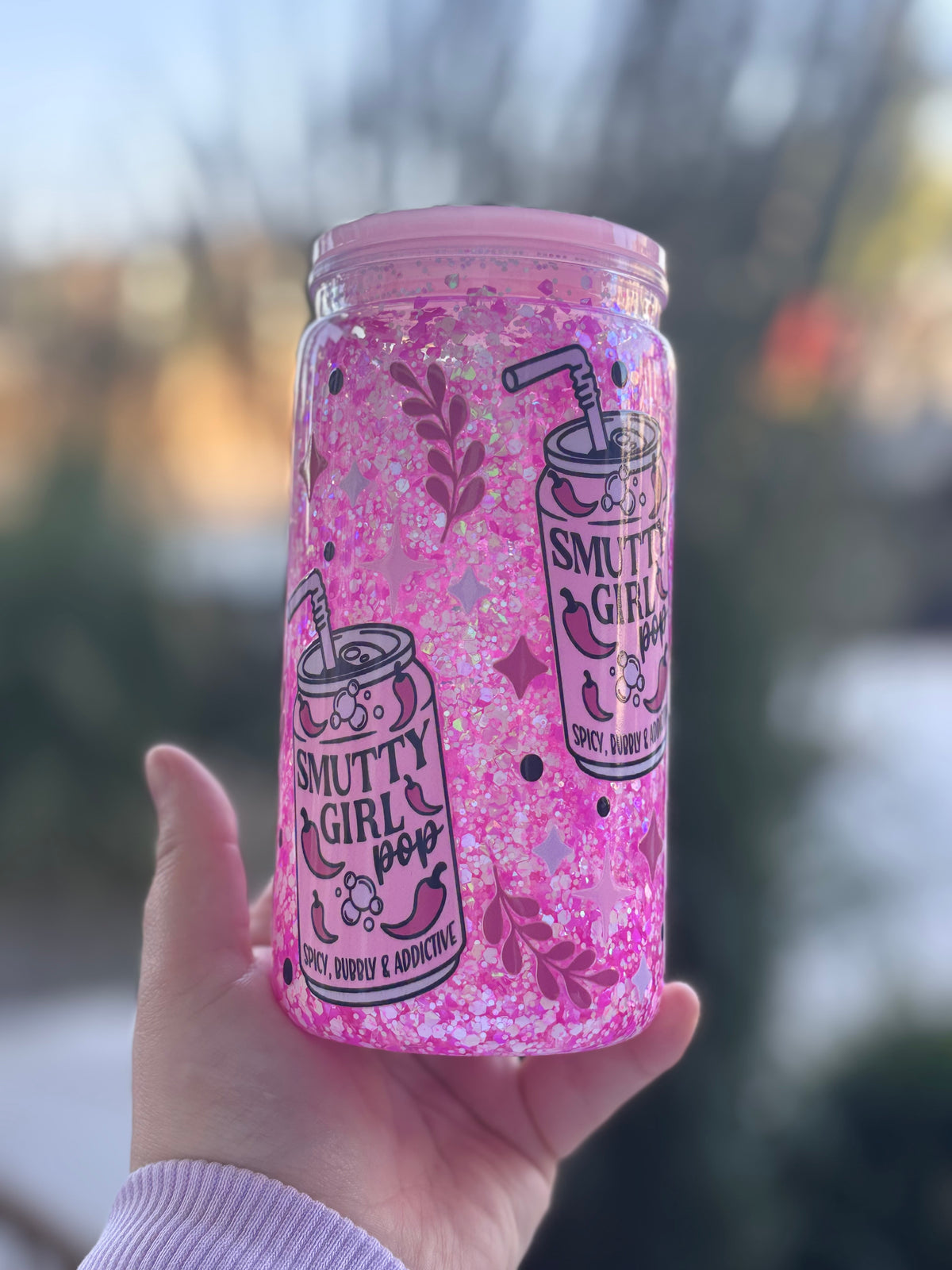 Smut Soda Snowglobe Tumbler